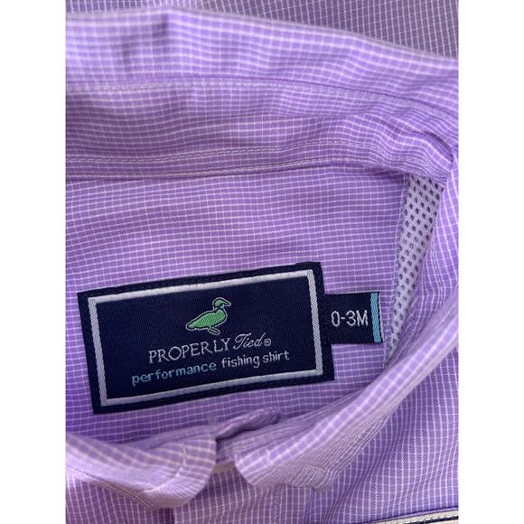 Properly Tied Performance Fishing Shortall Purple - Picture 2 of 2